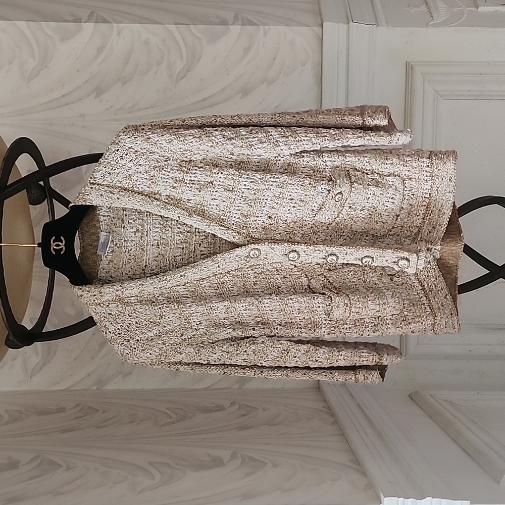 Chanel Limited Edition gold tweed jacket